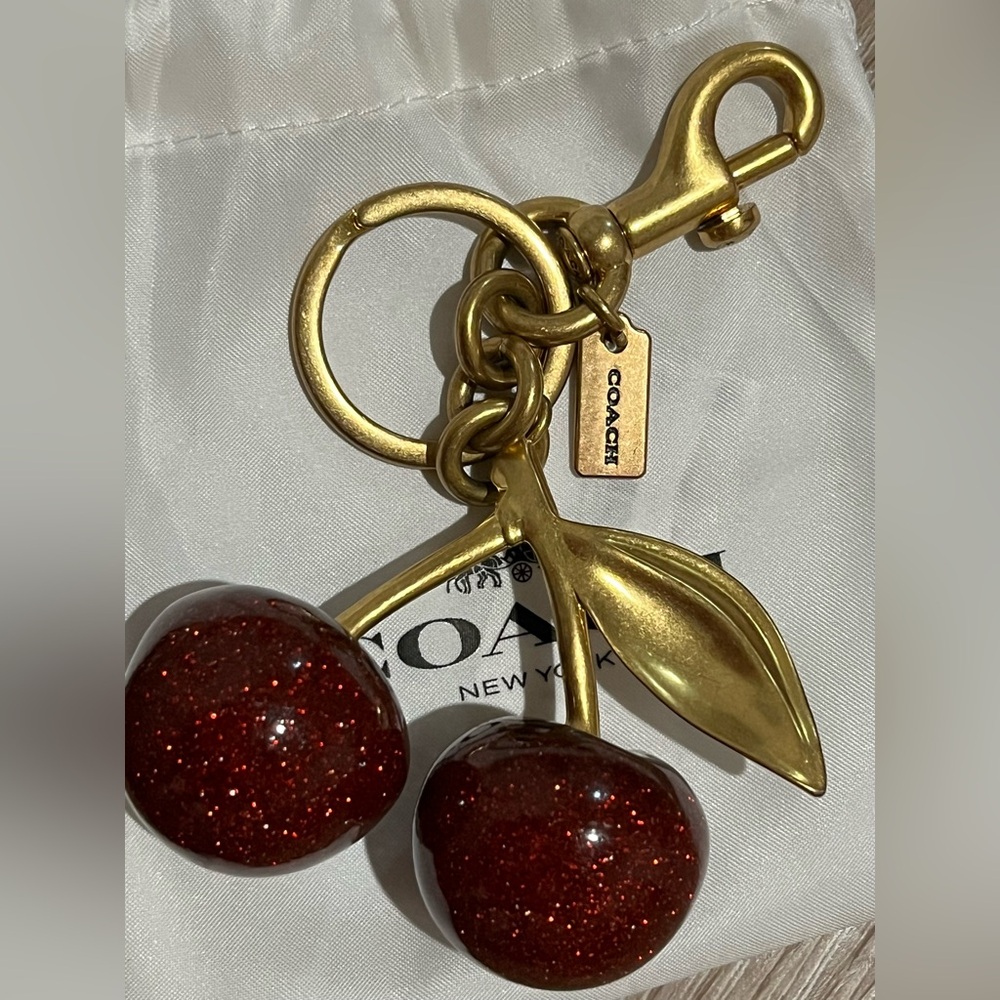 Coach Cherry Bag Charm - Picture 4 of 7